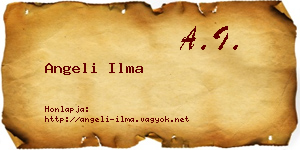 Angeli Ilma névjegykártya